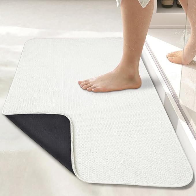 Bosap Bath Mat, Ultra Thin Bathroom Runner Rugs, Large Bath Mats - Image 7