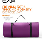 CAP Barbell 1-Inch High Density Exercise Yoga Mat - Image 2