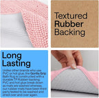 GORILLA GRIP Bath Rug Mat 30x20, Thick Soft Absorbent Chenille, Quick Dry - Image 3