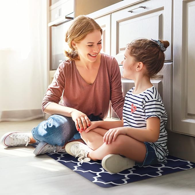 WISELIFE Kitchen Runner Rugs Anti-Fatigue mats, 17.3"x 28", Non Slip Waterproof - Image 5