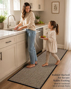 eqivei Kitchen Runner Rug, Island Walkway, Hallway or Laundry Room - Image 3