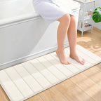 OLANLY Memory Foam Long Bathroom Rugs Runner 47x17, Super Soft Absorbent Bath by OLANLY