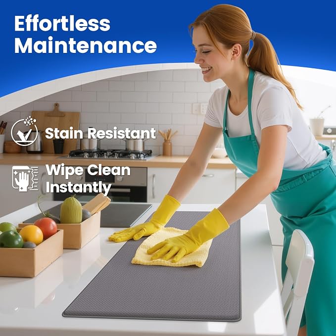 KitchenClouds Kitchen Mats for Floor, Non Slip Anti Fatigue for Kitchen Floor - Image 6