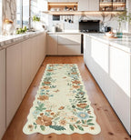Lahome Floral Kitchen Runner Rug, 2X6 Rug Runners - Image 3