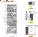 2x6 Ft Washable Runner Rug, Non-Slip Low Pile Hallway Kitchen Area Rug - Image 2