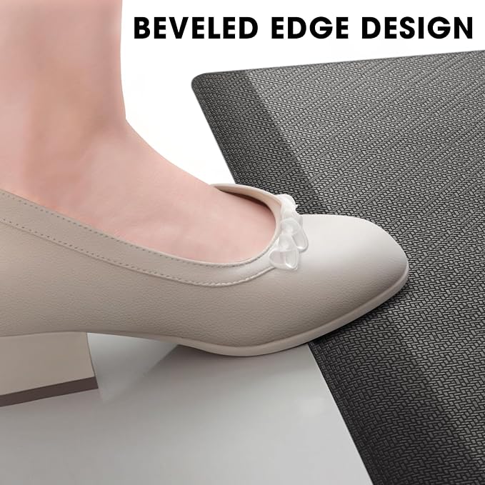 Mattitude Kitchen Mat Cushioned Anti-Fatigue Floor Mat Water Resistant Non-Slip - Image 5