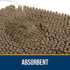 OLANLY Bathroom Runner Rugs 59x24, Extra Soft Absorbent Chenille Bath Rugs - Image 4