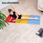BalanceFrom 6x2 Feet 3-Panel Folding Gymnastics Mat – 2-Inch Thick Pad - Image 6