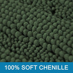H.VERSAILTEX Bath Rugs for Bathroom Non Slip Bath Mats Extra Thick Chenille - Image 3