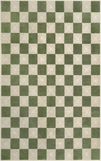 5x8 Checkered Washable Area Rug, Non-Slip Farmhouse Checkerboard Carpet - Image 9