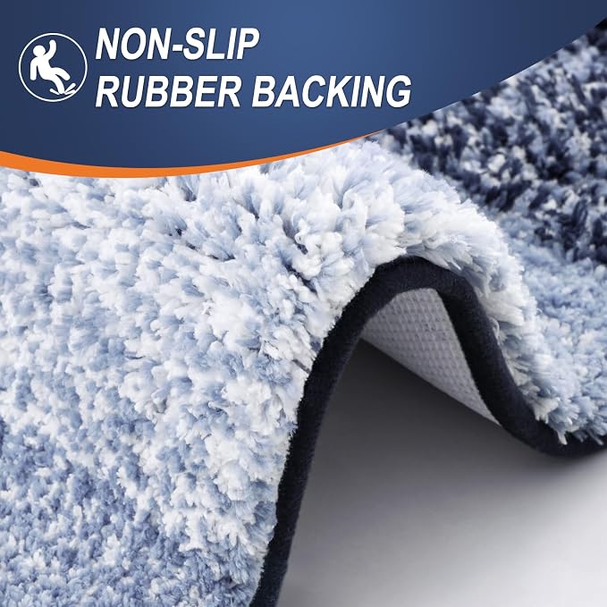 OLANLY Large Bathroom Rugs Mat 50x30, Extra Soft Absorbent Microfiber Bath Rugs - Image 5