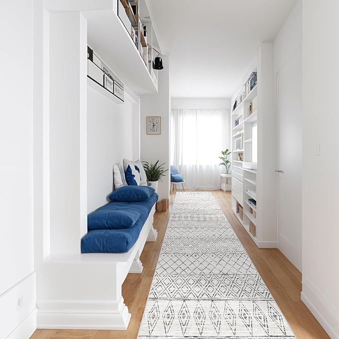 2'6"x12' Hallway Runner Rug Washable - Image 3