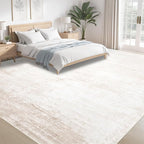 Area Rugs 10x14 Living Room: Washable Rug Modern Abstract Large Rugs Soft Non - Image 4