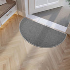 Half Circle Dirt Trapping Door Mat 36x18, 3D Scarping Surface Doormat by Unknown