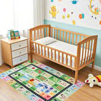 Kids ABC Rug for Playroom, Classroom Alphabet Area Carpet Playmat, Washable - Image 9