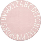 Topotdor Round Kids Play Rug Alphabet Nursery Area Rug Extra Large Soft by Topotdor