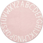 Topotdor Round Kids Play Rug Alphabet Nursery Area Rug Extra Large Soft by Topotdor