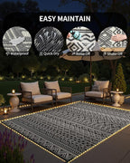 MontVoo-Outdoor Rug Carpet 6x9 ft - Image 9