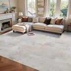 4x6 Ft Area Rugs for Living Room, Soft Non-Slip Washable Rugs Modern Abstract - Image 3