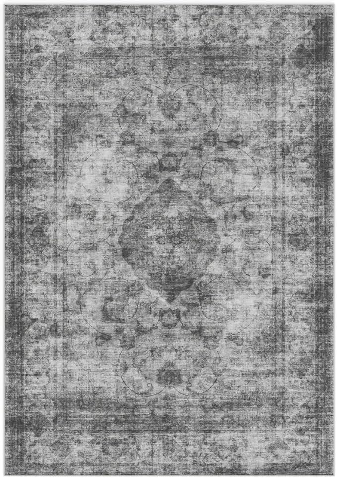 2x3 Rug for Entryway Hallway-Vintage Farmhouse Boho Floral Neutral Washable - Image 7
