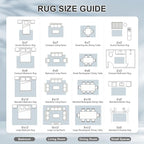 Washable Area Rug, Stain-Resistant & Pet-Friendly, 0.26 Inch Low Pile Carpet - Image 8