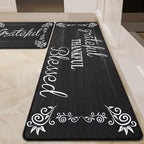 HEBE Anti Fatigue Kitchen Mat Set of 2 Non Slip Cushioned Kitchen Mats by HEBE