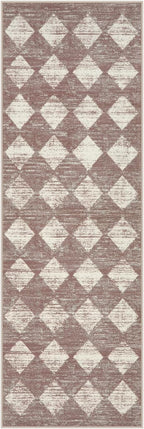 Checkered Kitchen Runner Rug 2x6 Beige, Non Slip Washable Hallway Bathroom - Image 10