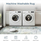 9x12 Abstract Rugs for Living Room, Non-Slip Machine Washable Carpet, Bedroom - Image 5
