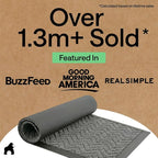 GORILLA GRIP 100% Waterproof All-Season WeatherMAX Doormat, Durable Natural - Image 5