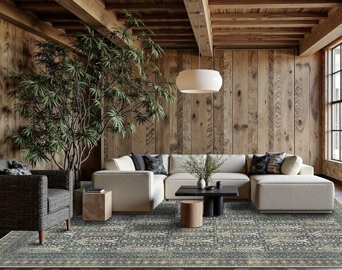 Rugxara 9x12 Washable Area Rugs - Image 3