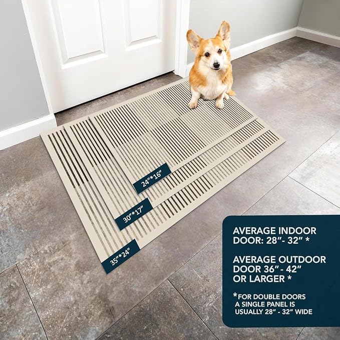 Ultra Thin Door Mat Indoor Entrance, 1/10 in Thin Door Mats - Image 8