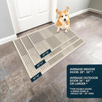 Ultra Thin Door Mat Indoor Entrance, 1/10 in Thin Door Mats - Image 8
