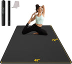 CAMBIVO Yoga Mat 72" x 48" Large Workout Mat by CAMBIVO