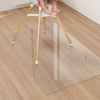 Area Floor Mat for Under High Chair, Spill Resistant Hard Floor Protector Cover by ZPAIAreaFloorProtector