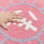 Trippy Happy Face Rug Cool Rugs Tufted Quick Dry Bath Mats - Image 3
