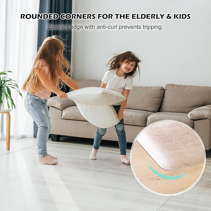 SALLOUS Plastic Floor Mat for Home, Non-Slip Area Rug for Living Room, - Image 5