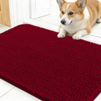 OLANLY Dog Door Mat for Muddy Paws 24x16, Absorbs Moisture and Dirt, Absorbent by OLANLY