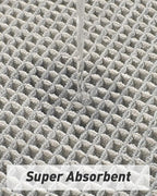 Upgraded Waffle Bath Mat, Super Absorbent Non Slip Bath Mats - Image 3