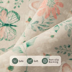 Rugxara 2x6 Floral Runner Rug, Washable Runners - Image 4