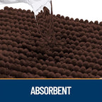 OLANLY Dog Door Mat for Muddy Paws 24x16, Ultra Absorbent Chenille Mud Doormat - Image 4