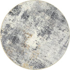 Lahome Modern Abstract Round Rug - 3Ft Small Washable Kitchen Round Area Rug - Image 8