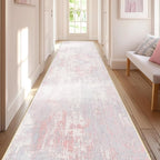 RELEANY Washable Area Rugs 2'x10' Non-Slip Modern Abstract Soft by RELEANY