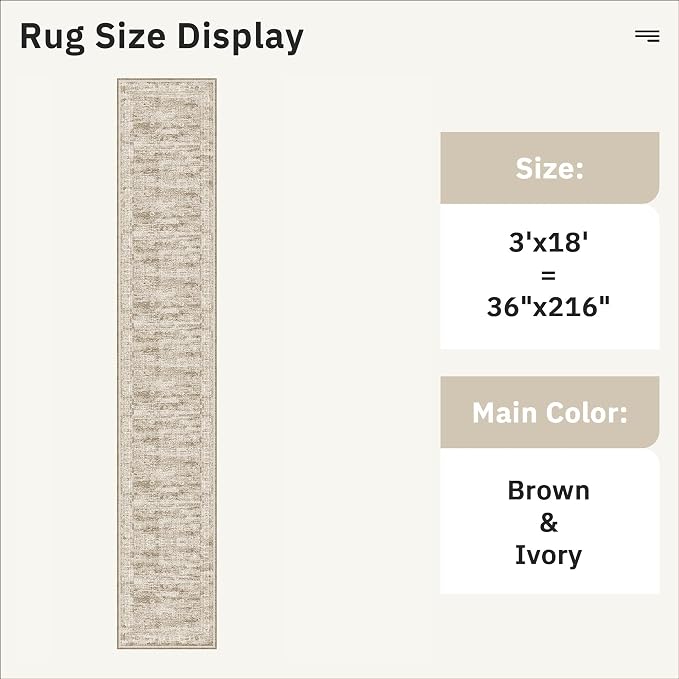 Soalmost Hallway Runner Rug 3x18 - Image 5