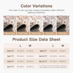 Lofus 5x7 Area Rugs for Living Room, Washable Area Rug, Rugs for Bedroom - Image 9