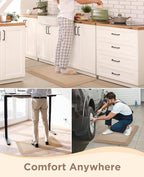 Ophanie Kitchen Mats for Floor, 3/4 Inch Thick, 20x39 Anti Fatigue Cushioned Mat - Image 9