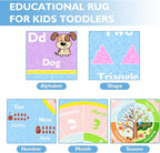 ABC Kids Rug for Playroom, 4x6 ft Alphabet Small Classroom Rug, Non-Slip - Image 4