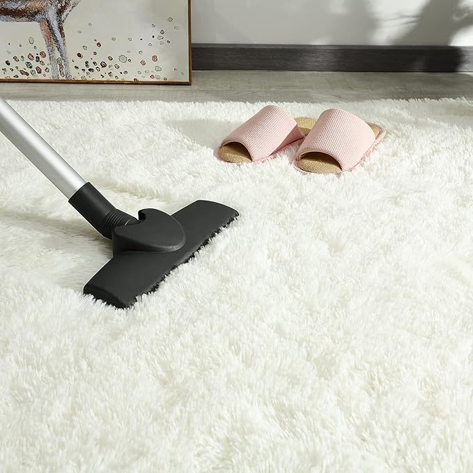 Andecor Soft Fluffy Bedroom Rugs, 4 x 6 Feet Indoor Shaggy Plush Area Rug - Image 4
