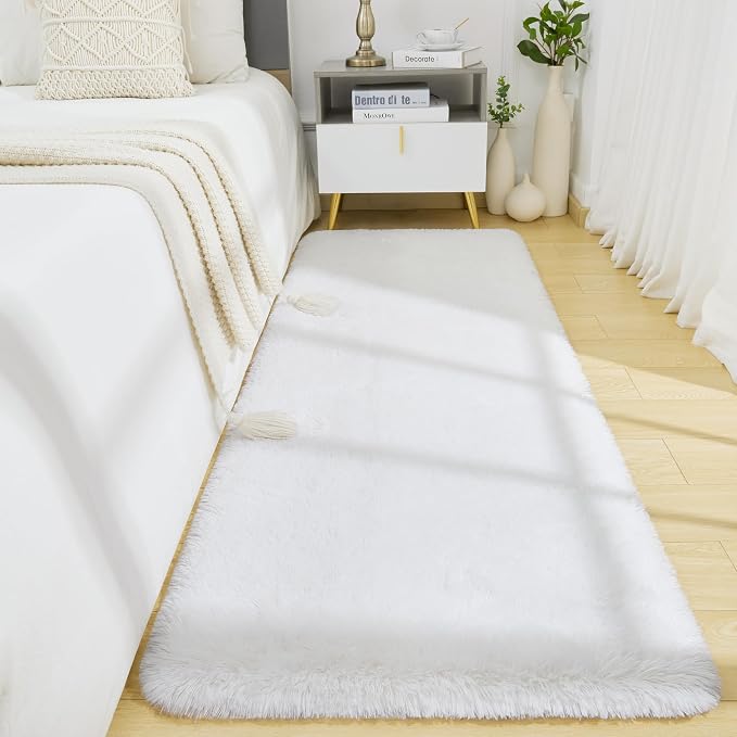 BENRON Soft Runner Rugs for Bedroom 2x6, Washable Long Runners for Hallway by BENRON