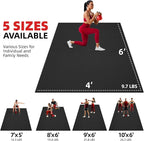 GymCope Extra Large Exercise Mat, Shoe-Friendly, High-Density, Weight Lifting - Image 6