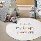 Poowe Round Kids Playroom Rug - Image 3